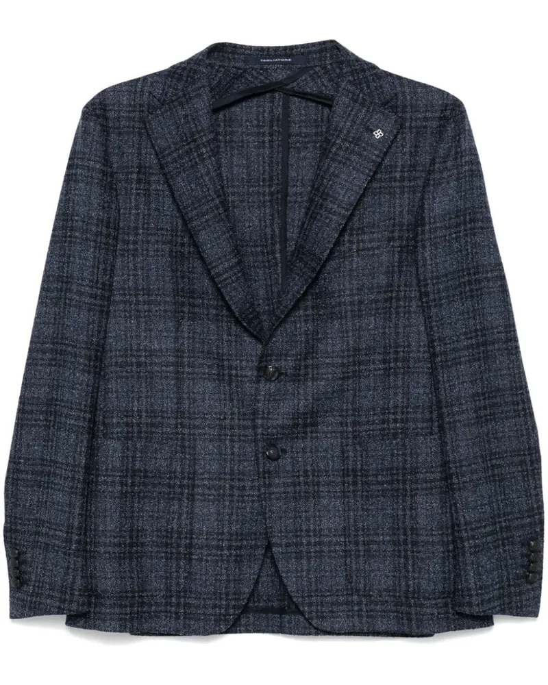Tagliatore Sakko mit Karomuster - Blau Blau