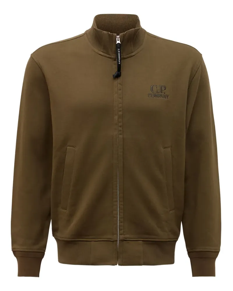 C.P. Company Sweatshirt mit Reißverschluss - Braun Braun