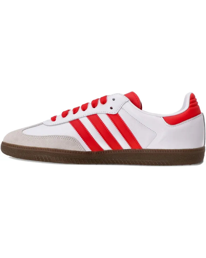 adidas Samba Sneakers mit drei Streifen - Rot Rot