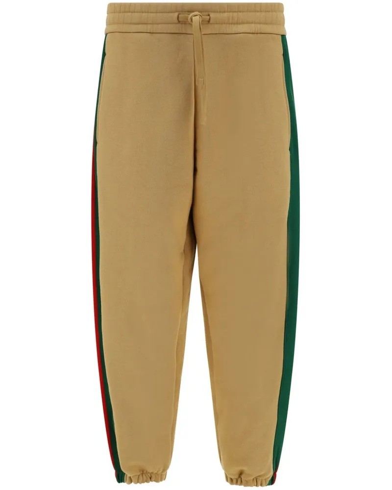 Gucci Jogginghose mit Logo-Stickerei - Nude Nude