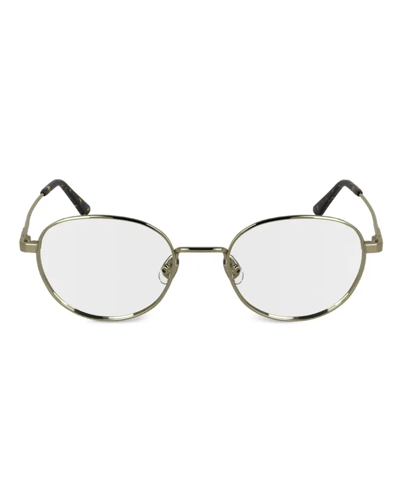 Calvin Klein Brille mit ovalem Gestell - Gold Gold