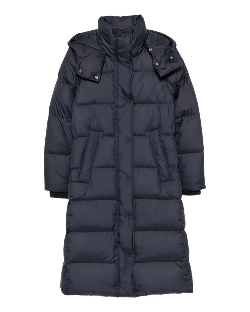 Marc O'Polo quilted hooded coat - Blau Blau