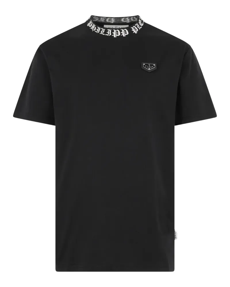 Philipp Plein Plein Gothic T-Shirt aus Jersey - Schwarz Schwarz
