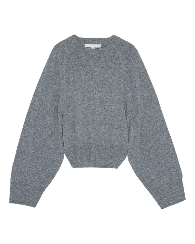 REMAIN Pullover mit rundem Ausschnitt - Grau Grau