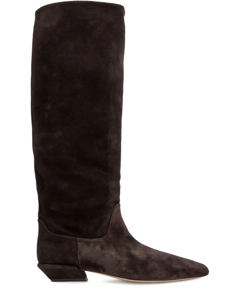 Paris Texas Bettina Stiefel mit spitzer Kappe 25mm - Braun Braun