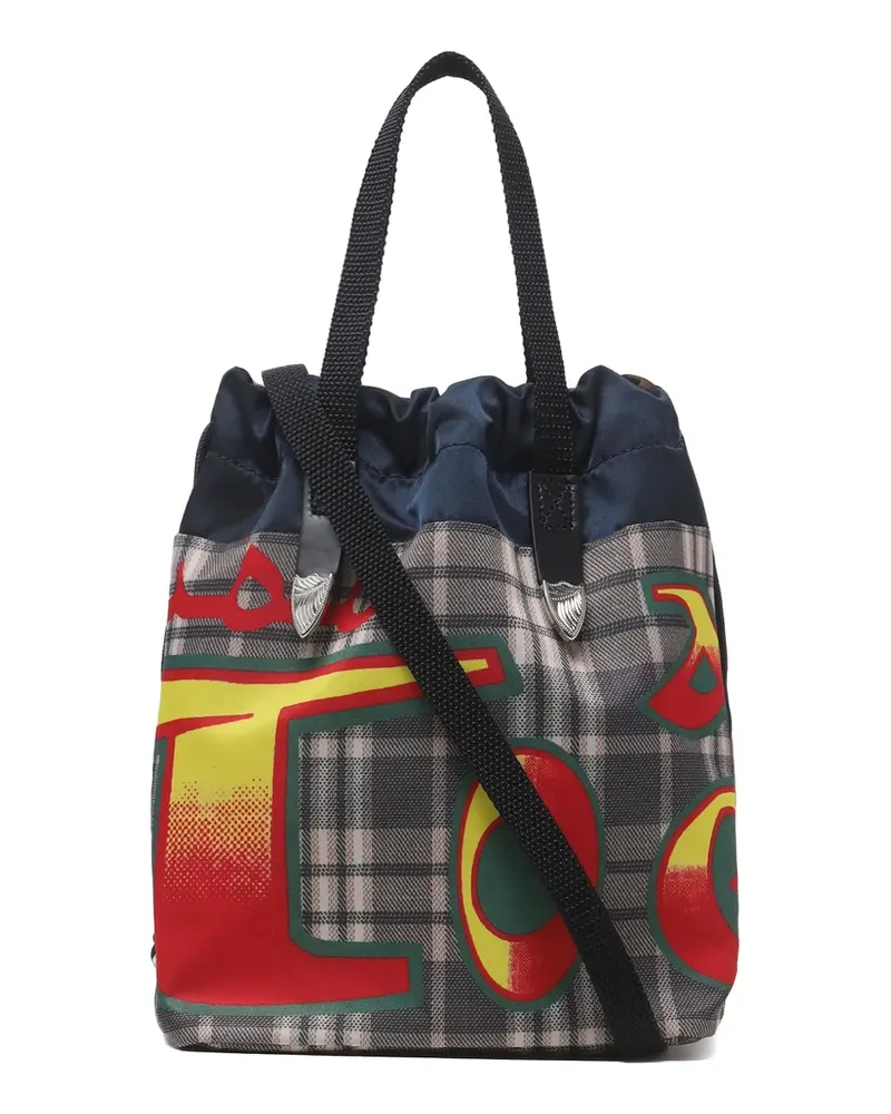 Toga Handtasche mit Print - Grau Grau