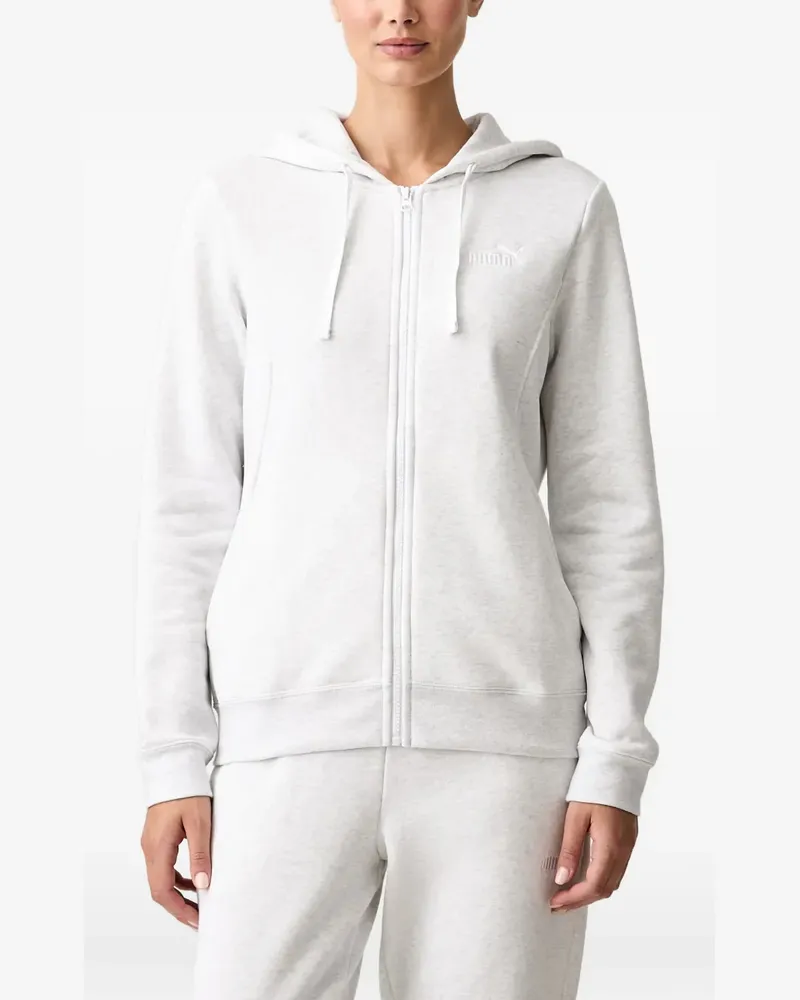 Puma logo-embroidered tracksuit - Grau Grau