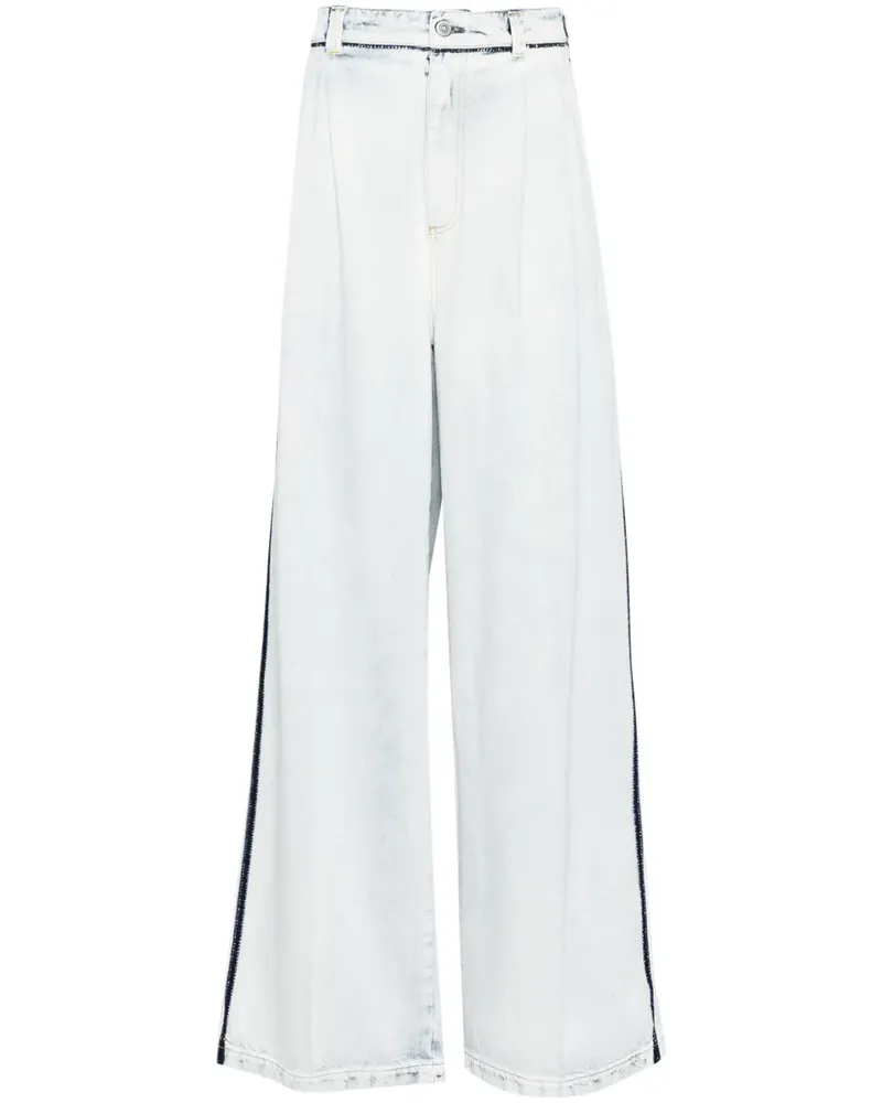 Maison Margiela Memory Of wide-leg jeans - Blau Blau