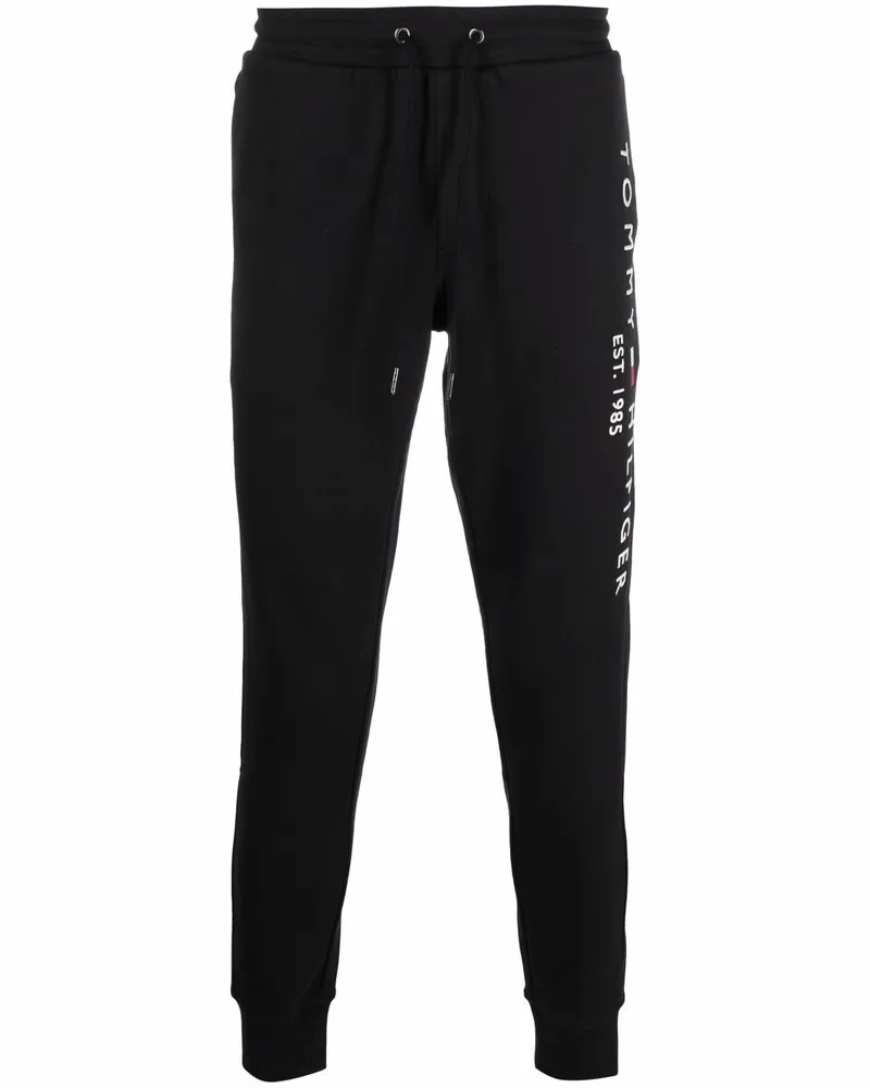 Tommy Hilfiger Jogginghose mit Logo-Print - Schwarz Schwarz