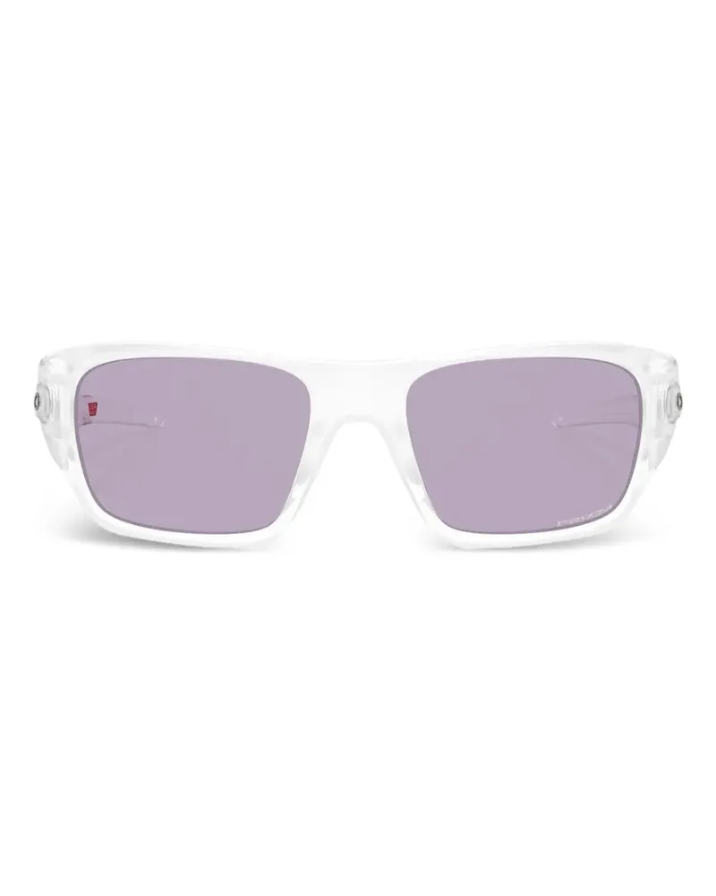Oakley Masseter Sonnenbrille mit eckigem Gestell - Weiß Weiß
