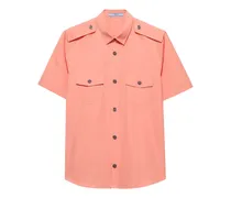 Popeline-Hemd - Rosa