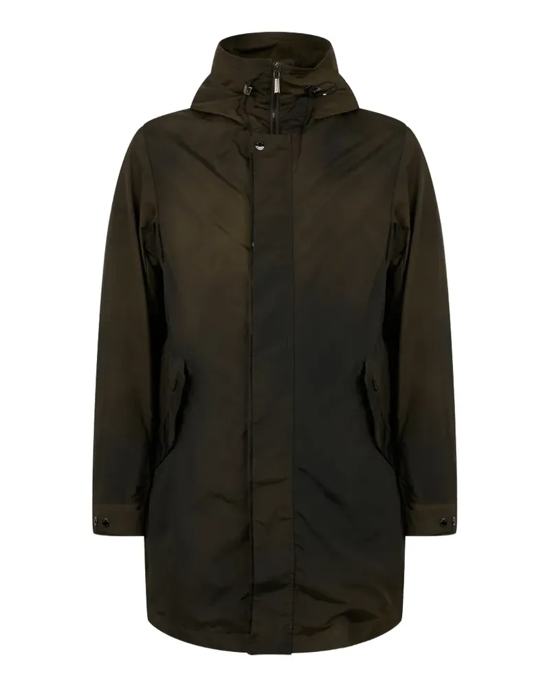 MOORER Millenio hooded coat - Grün Grün