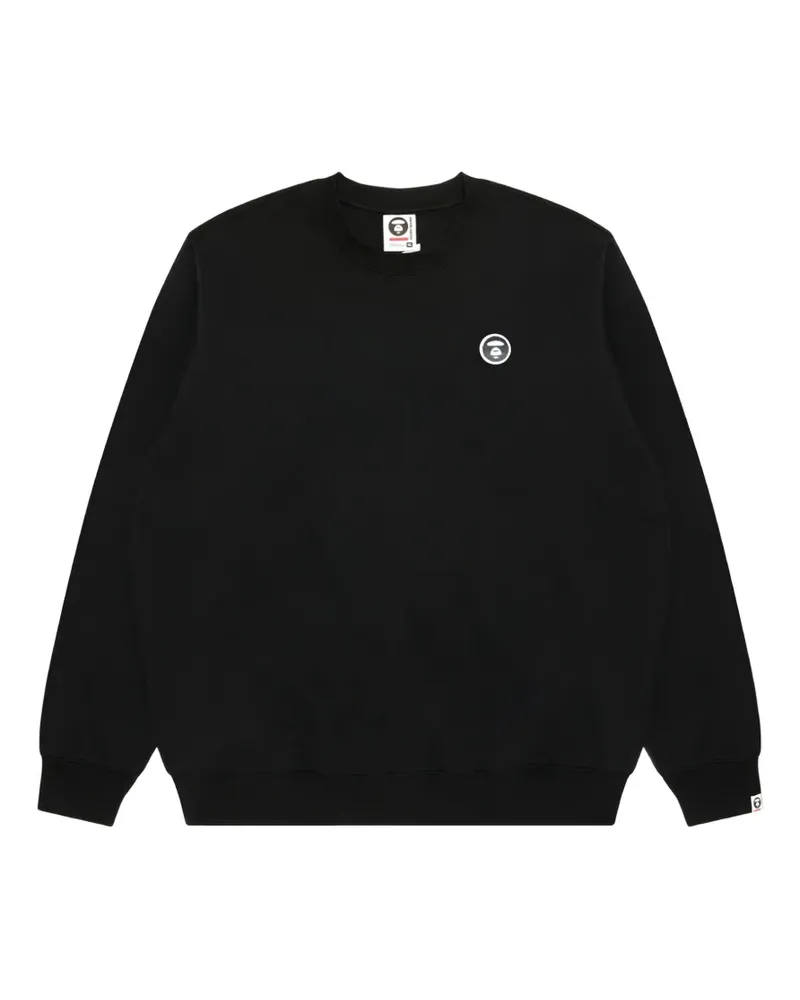 BAPE APENOW Pullover mit Logo-Patch - Schwarz Schwarz