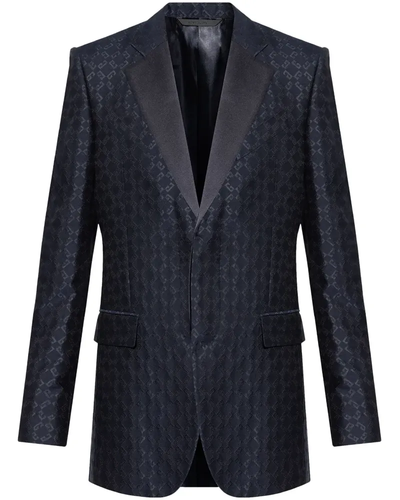 Givenchy Sakko mit Jacquardmuster - Blau Blau