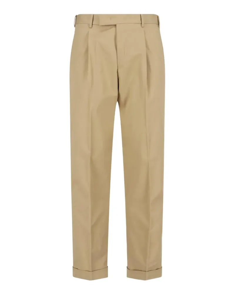 PT TORINO pleated trousers - Nude Nude