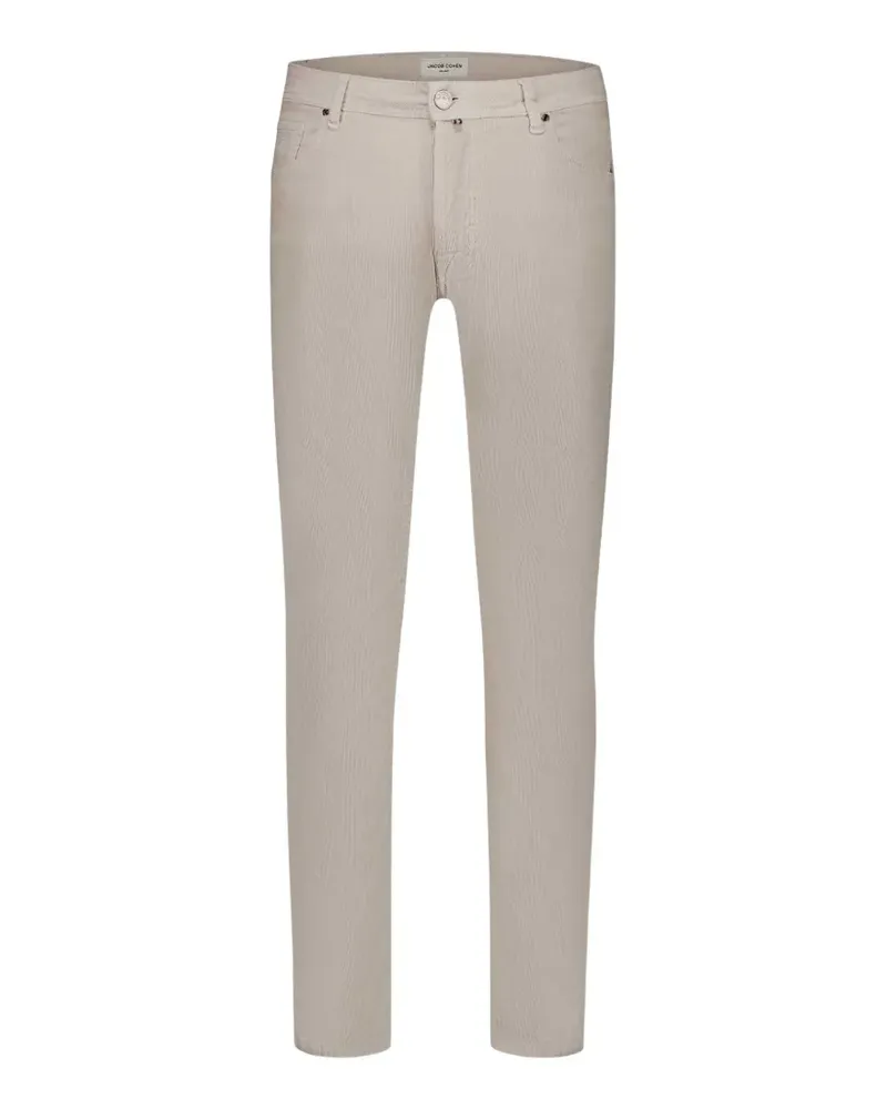 Jacob Cohën corduroy slim-fit trousers - Nude Nude