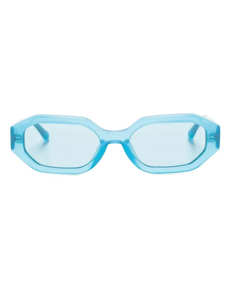 Linda Farrow x The Attico Irene Sonnenbrille - Blau Blau