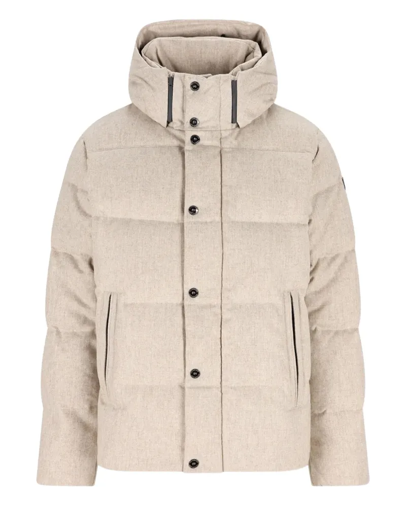 Hand Picked Steppjacke mit abnehmbarer Kapuze - Nude Nude