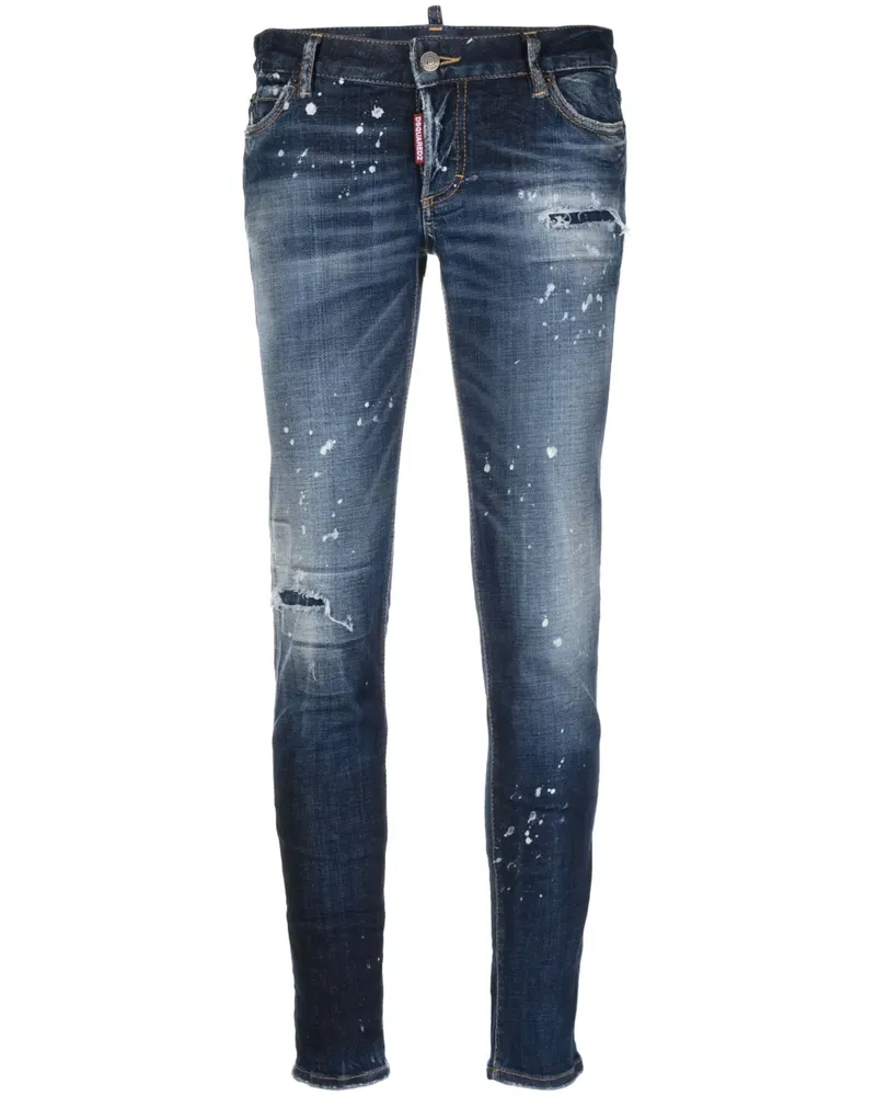 Dsquared2 Distressed-Jeans - Blau Blau