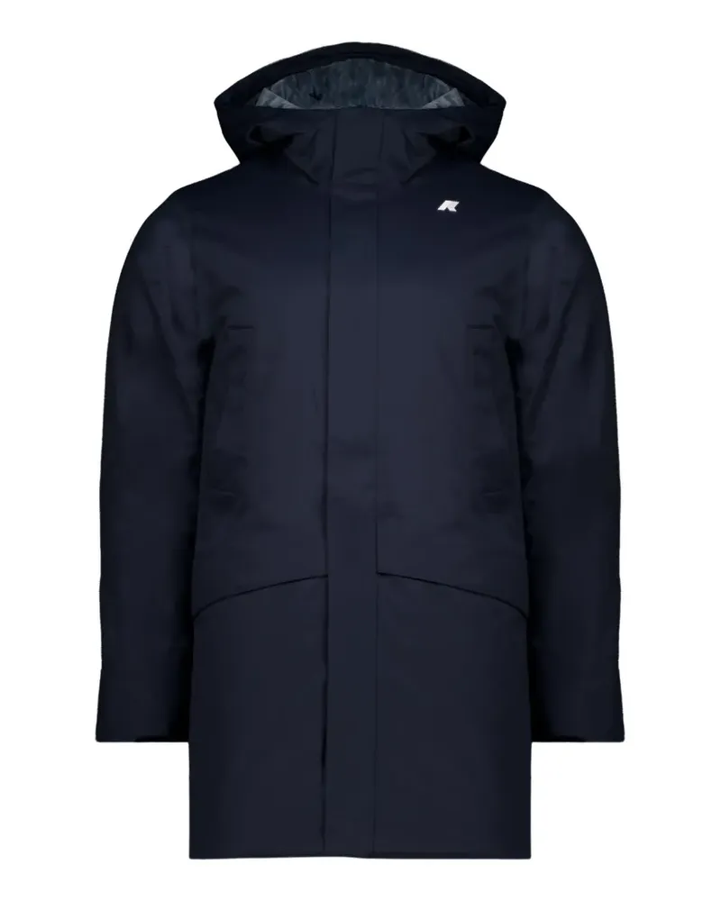 K-Way Jarno Twill Marmotta parka - Blau Blau
