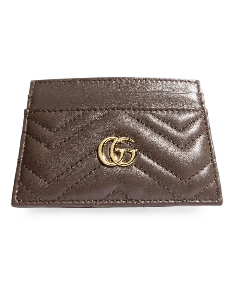 Gucci GG Marmont leather card holder - Braun Braun