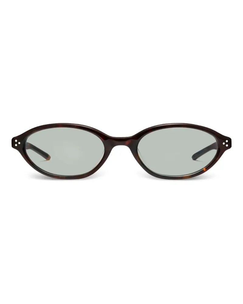 Gentle Monster Ovale La Cha T1 Sonnenbrille - Braun Braun