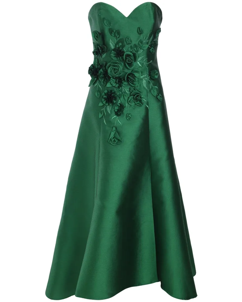 Badgley Mischka Gazar High Abendkleid - Grün Grün