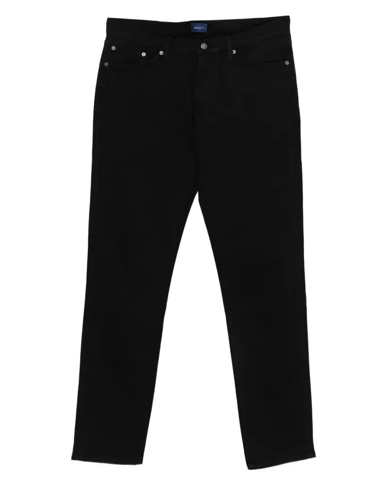 Gant Hose mit Logo-Patch - Schwarz Schwarz