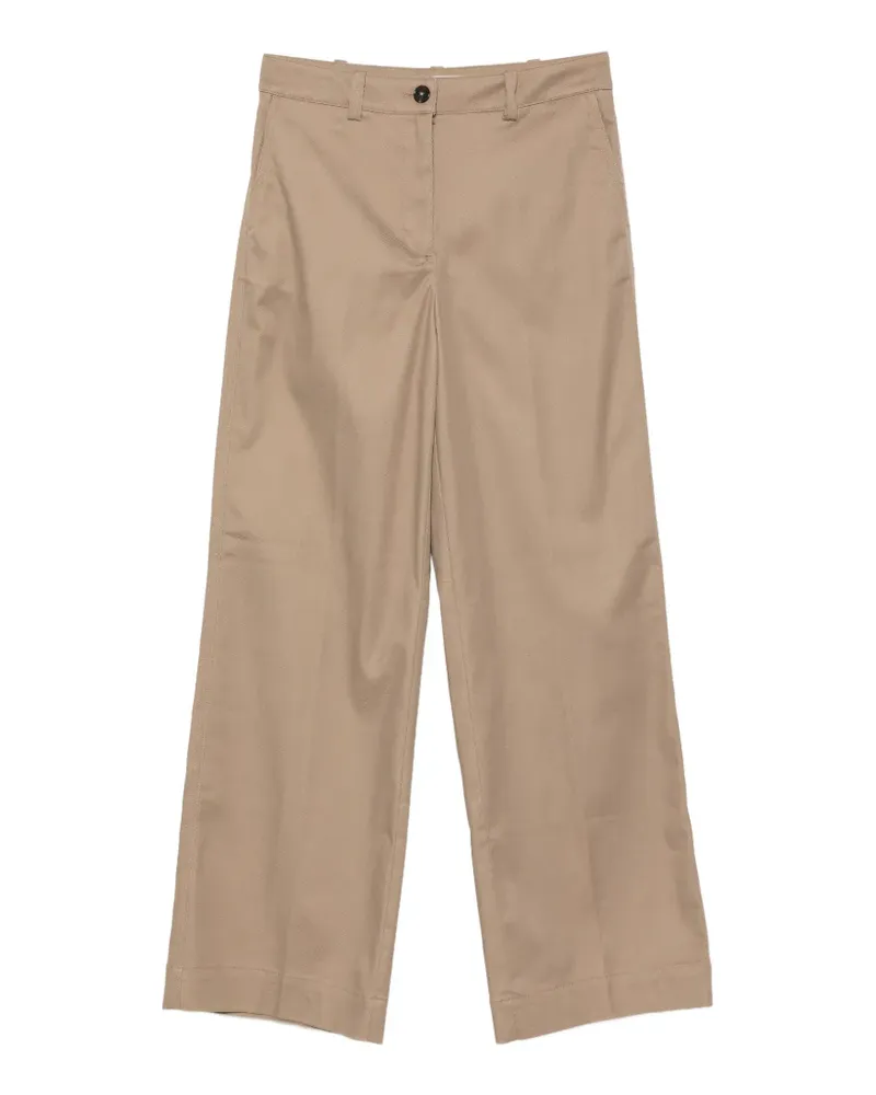 Marc O'Polo belt-loop palazzo pants - Braun Braun