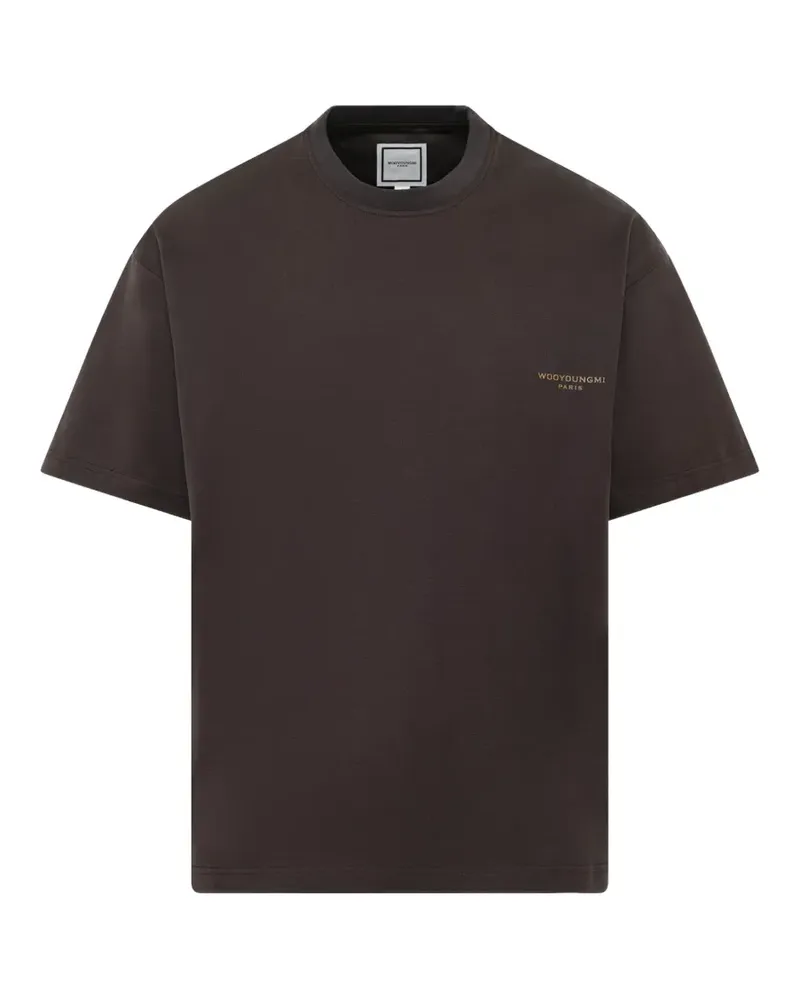 Wooyoungmi forest-print T-shirt - Braun Braun
