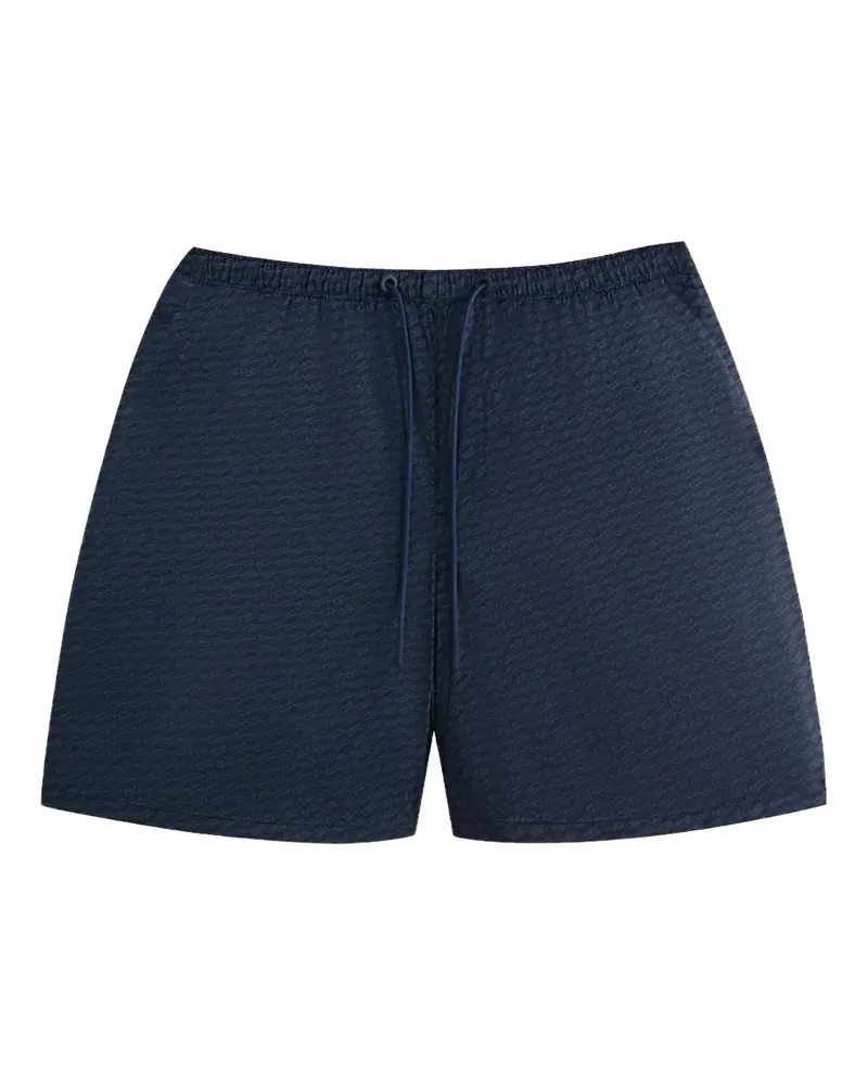KITH Collins Badeshorts mit Monogramm - Blau Blau