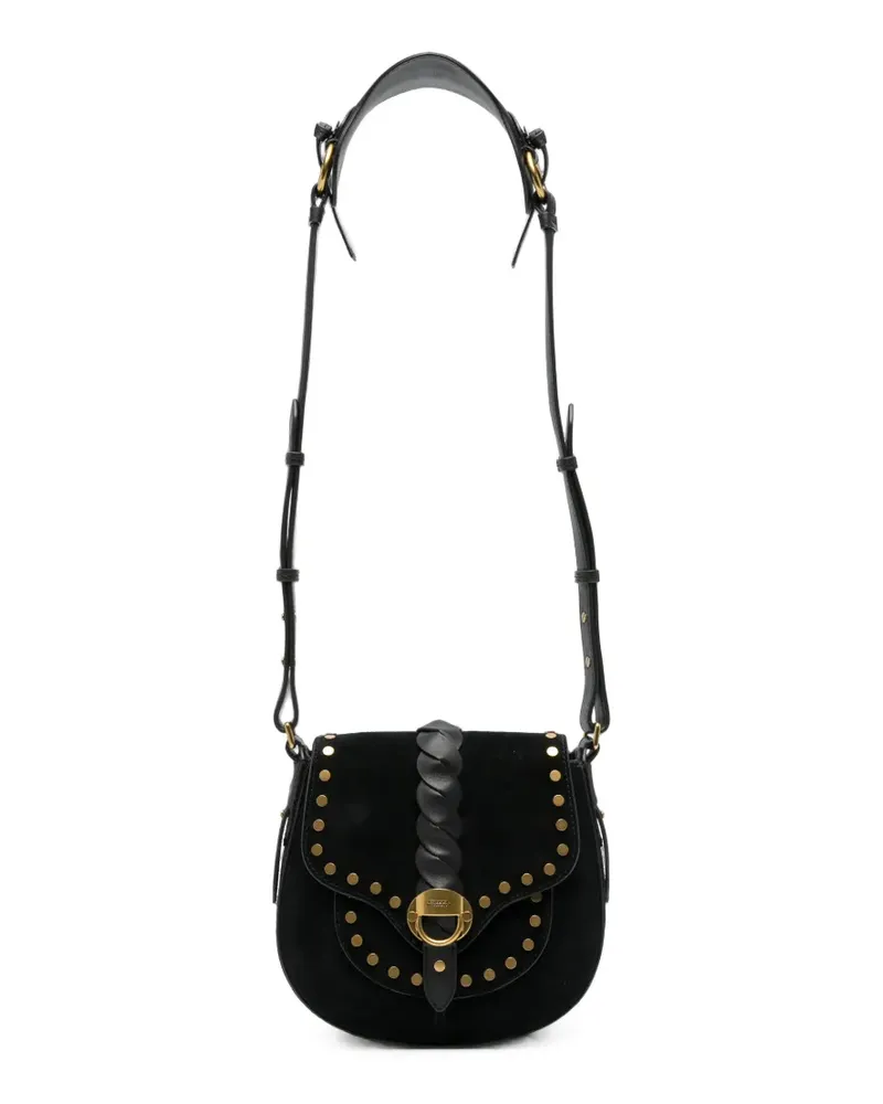 Isabel Marant Altay Schultertasche mit Nieten - Schwarz Schwarz