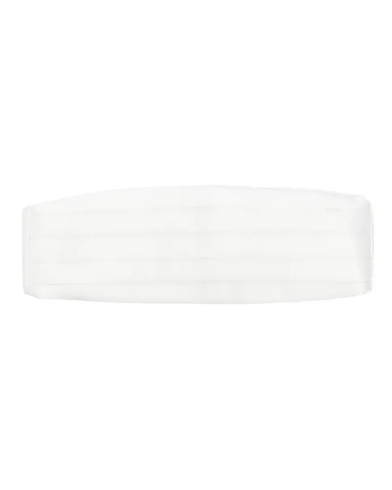 Junya Watanabe Kummerbund aus Satin - Weiß Weiß