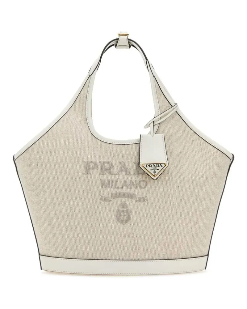 Prada Tote Bag aus Canvas - Nude Nude