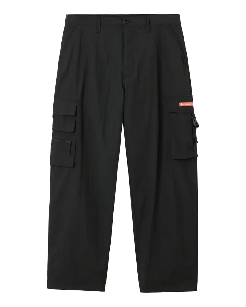 Izzue Hose mit aufgesetzten Taschen - Schwarz Schwarz