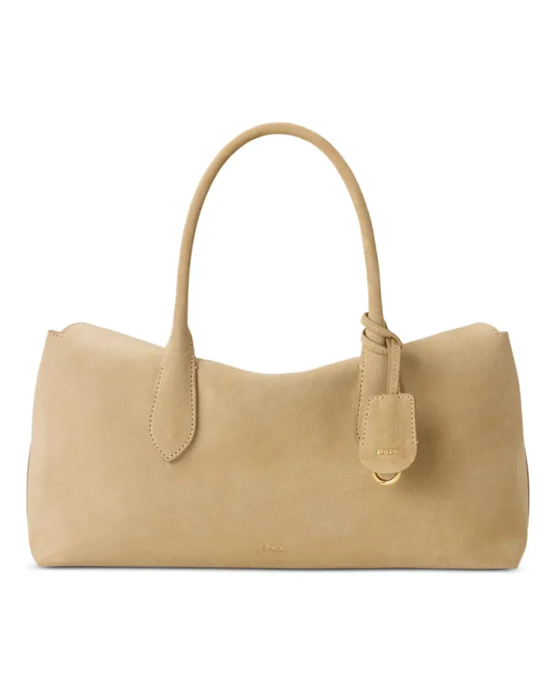 Ralph Lauren Bellport Tote Bag aus Wildleder - Nude Nude