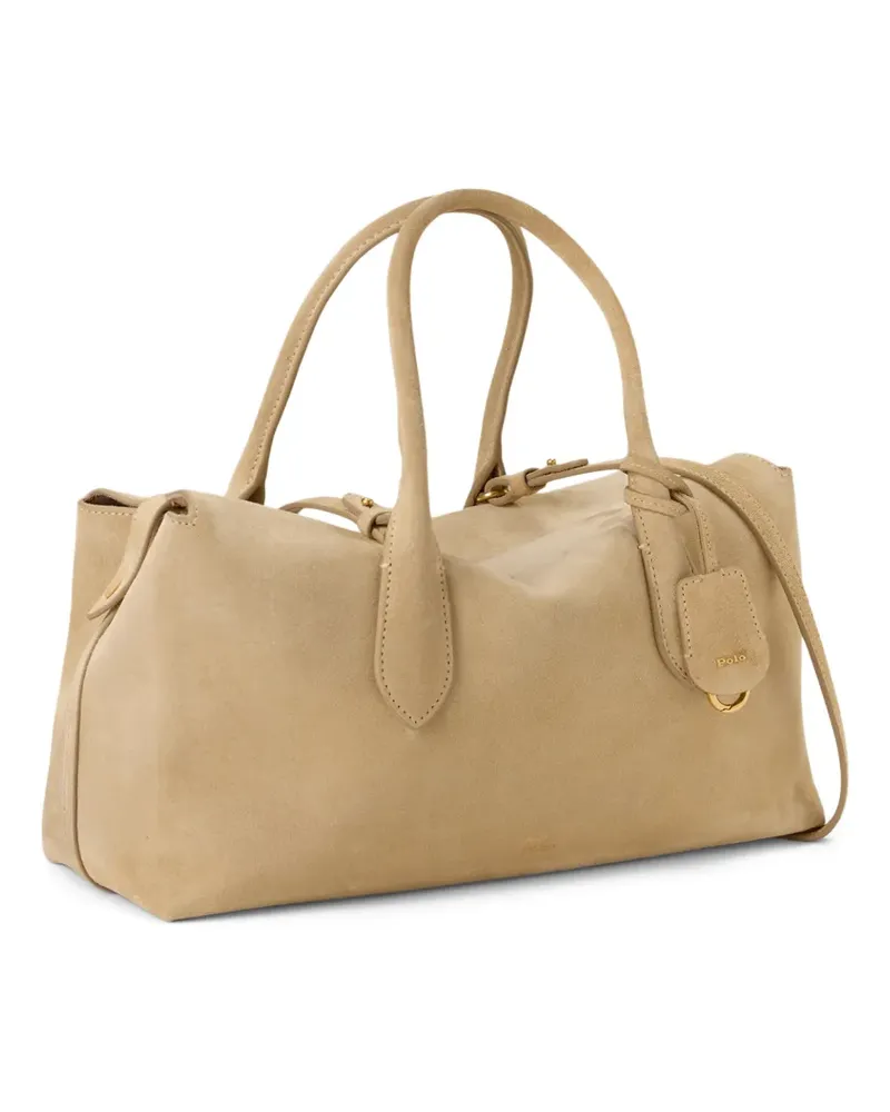 Ralph Lauren Bellport Tote Bag aus Wildleder - Nude Nude