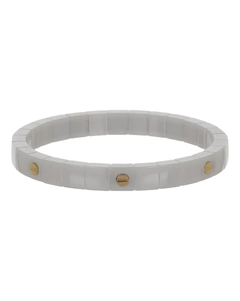 Roberto Demeglio Scacco Vite Schraubenarmband - Weiß Weiß