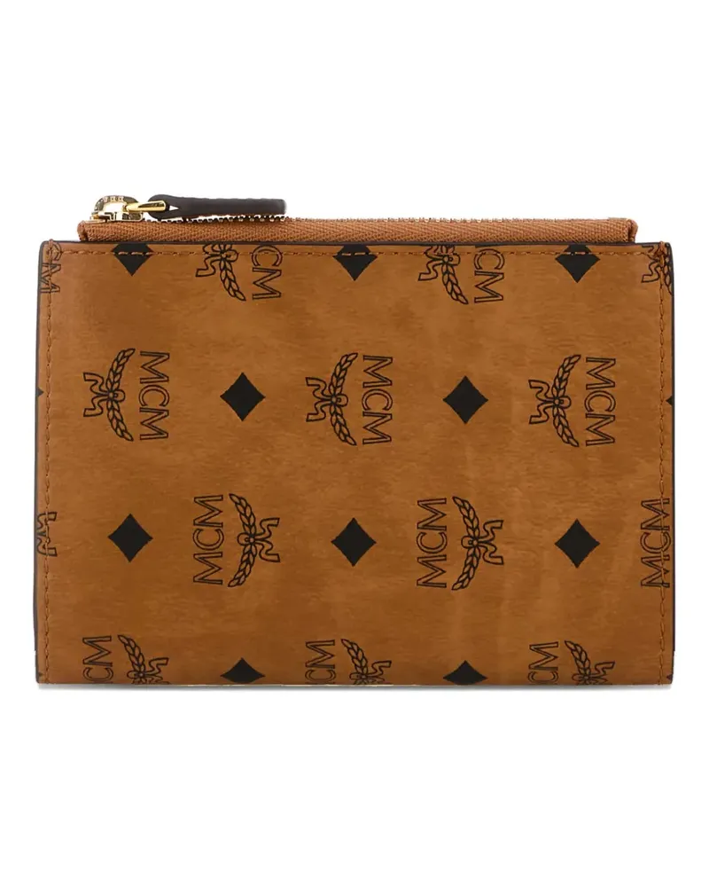 MCM logo-print wallet - Braun Braun