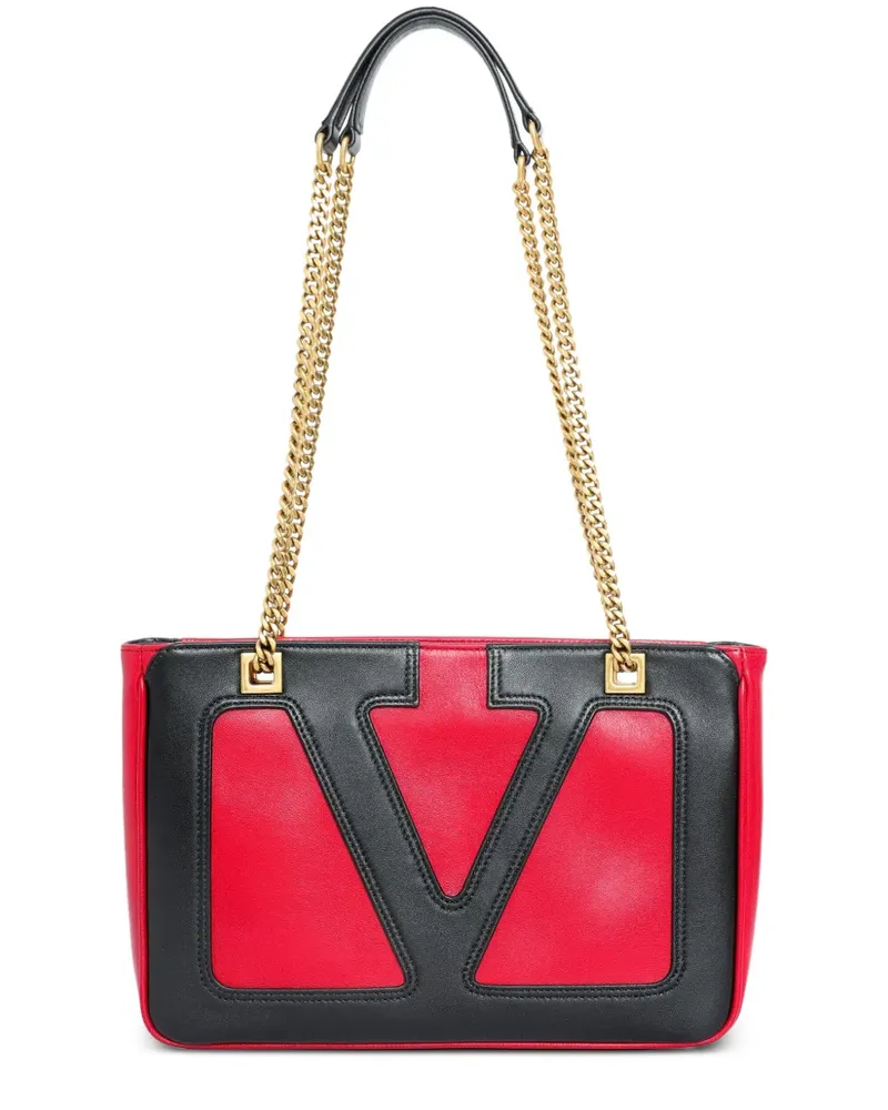 Valentino Garavani Tote Bag mit V-Logo - Rot Rot