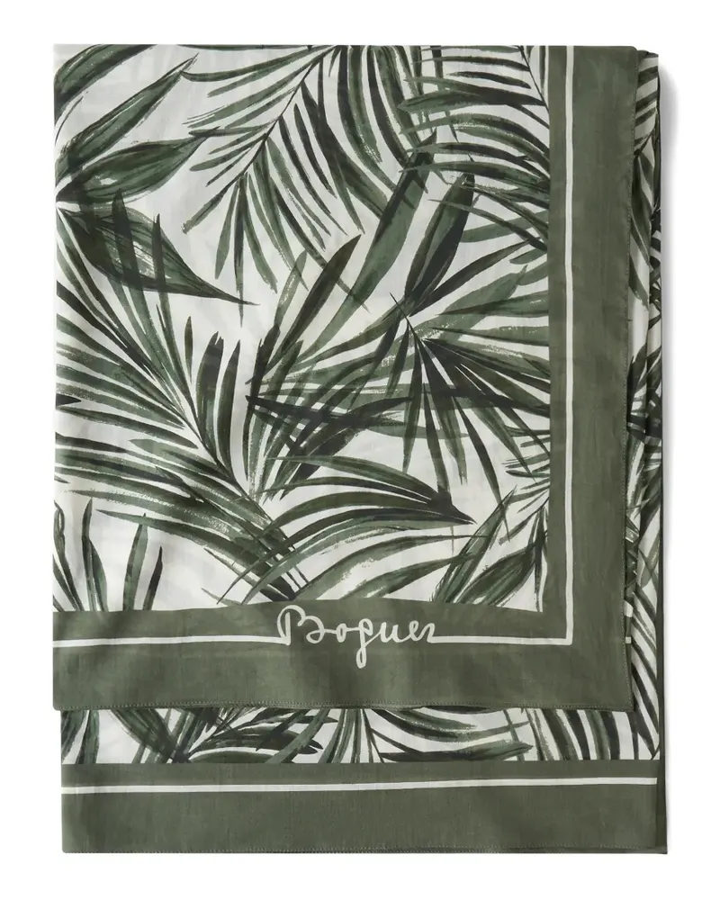 Bogner Quincy Schal mit Palmen-Print - Weiß Weiß