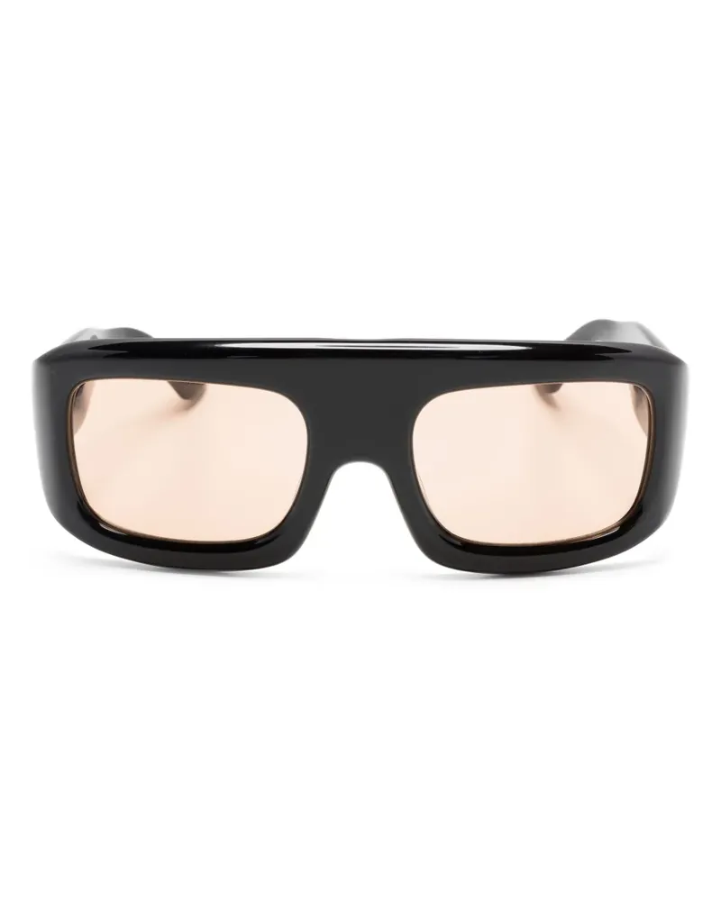 Port Tanger Eckige Mauretania Sonnenbrille - Schwarz Schwarz