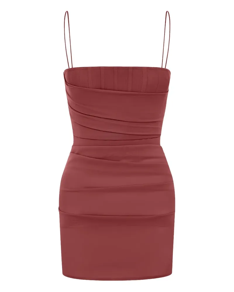 Alex Perry Drapiertes Minikleid - Orange Orange