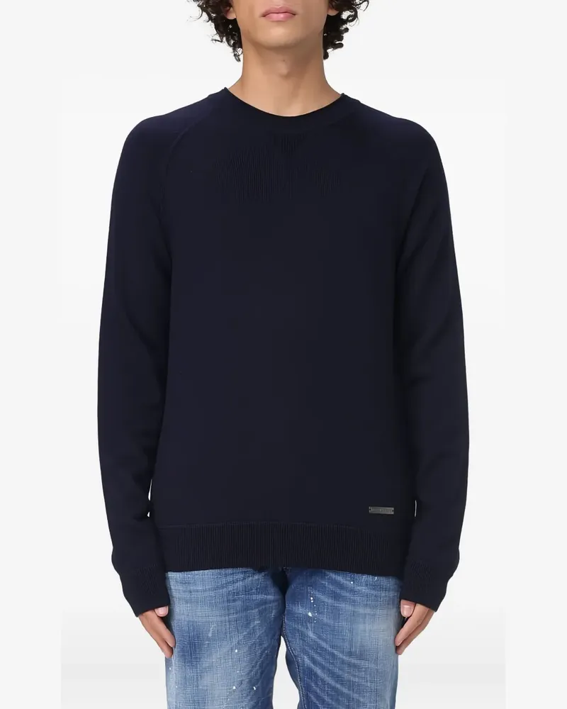 Dsquared2 Pullover mit Rundhalsausschnitt - Blau Blau