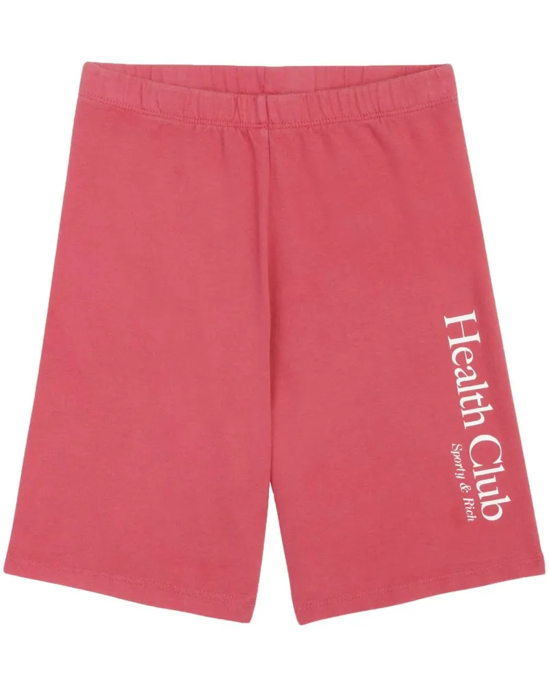 SPORTY & RICH Knielange Health Club Shorts - Rosa Rosa