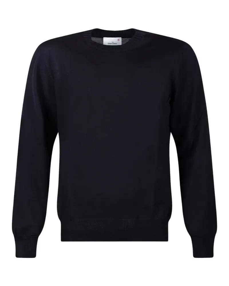 Gran Sasso Pullover mit rundem Ausschnitt - Blau Blau