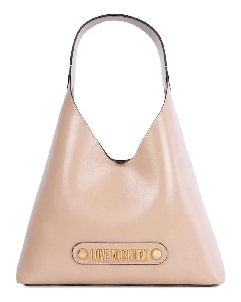 Moschino logo tote bag - Nude Nude