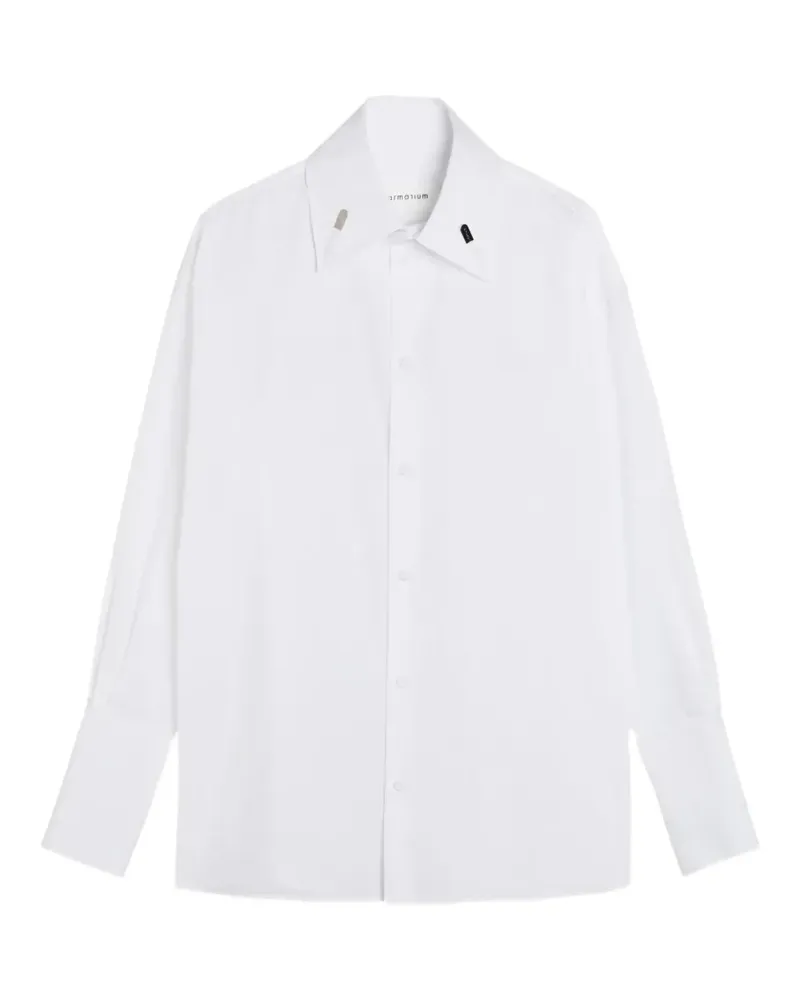 ARMARIUM pin-collar button-fastening shirt - Weiß Weiß