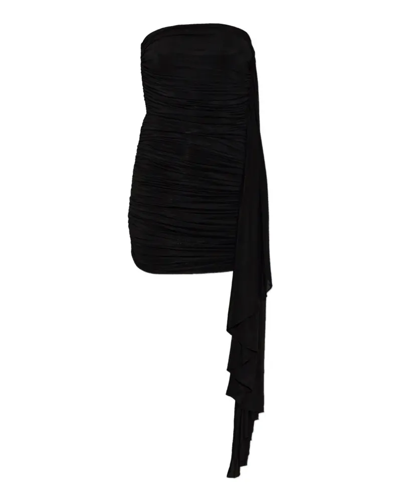 Alexander Wang ruched draped-detail dress - Schwarz Schwarz