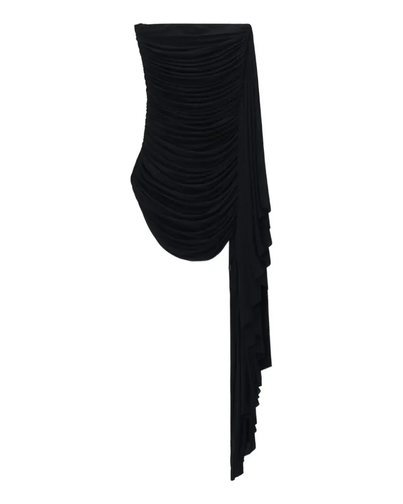 Alexander Wang Gerafftes Kleid mit drapiertem Detail - Schwarz Schwarz